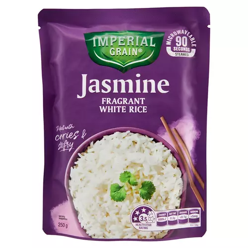 Microwave Rice Pouch Jasmine 250g