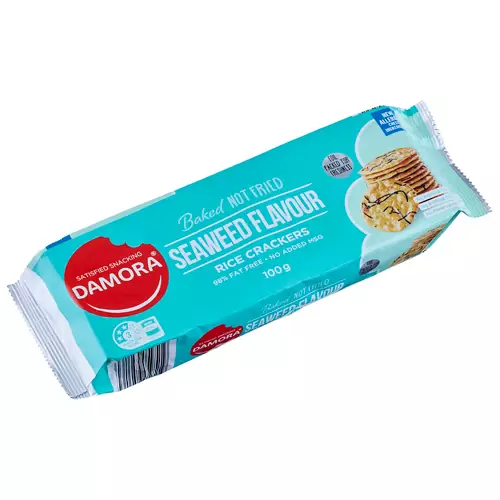 Rice Crackers Seaweed 100g