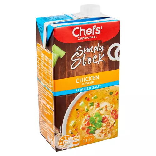 Salt Reduced Chicken Flavour Liquid Stock 1L