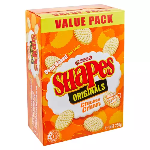 Shapes Chicken Crimpy Cracker Biscuits 250g