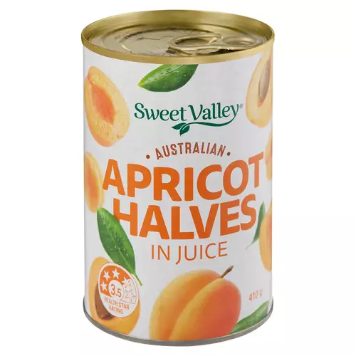 Australian Apricot Halves in Juice 410g