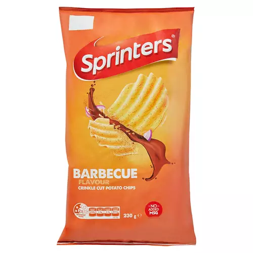 Barbecue Crinkle Cut Potato Chips 230g