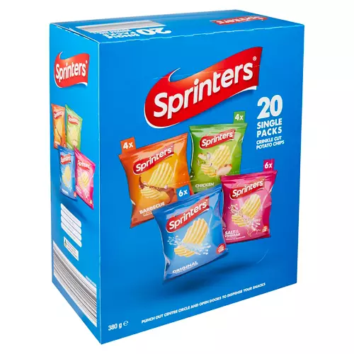Crinkle Cut Multipack 20 Pack 380g