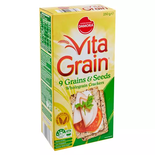 Vita Grain 9 Grains & Seeds Wholegrain Crackers 250g