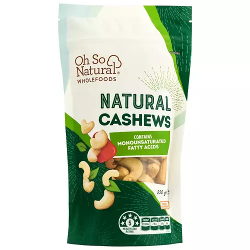 Natural Cashews 250g