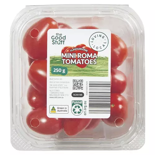 Mini Roma Tomatoes 250g