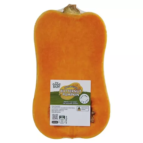 Cut Butternut Pumpkins Loose