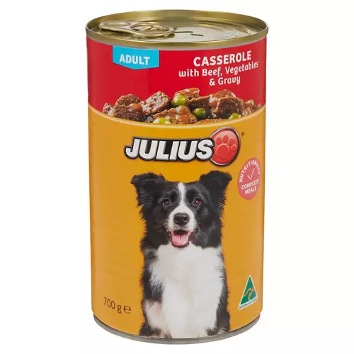 Adult Dog Food Casserole with Beef, Vegetables & Gravy 700g