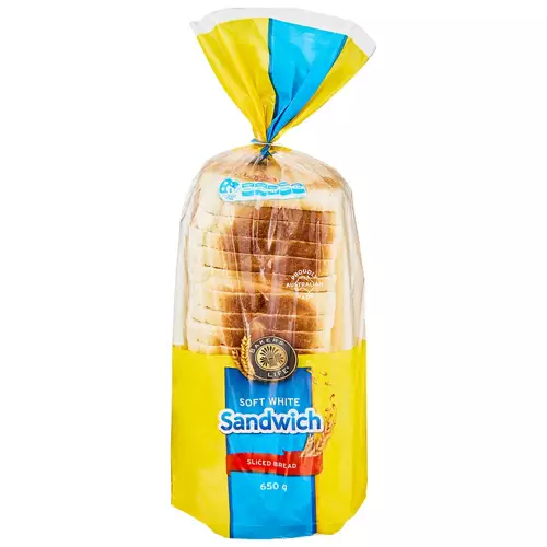 White Sandwich Sliced Bread 650g
