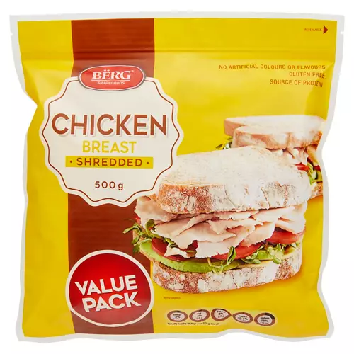 Shredded Chicken Breast 500g