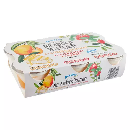 Greek Style No Added Sugar Yogurt 6x125g