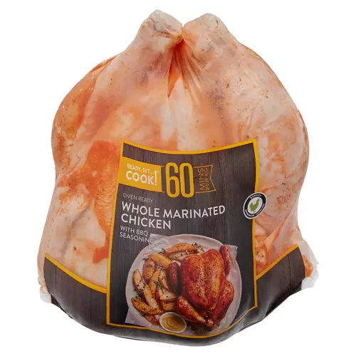 Whole Marinated RSPCA Approved Chicken with BBQ Seasoning