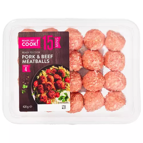 Pork and Beef Meatballs 420g