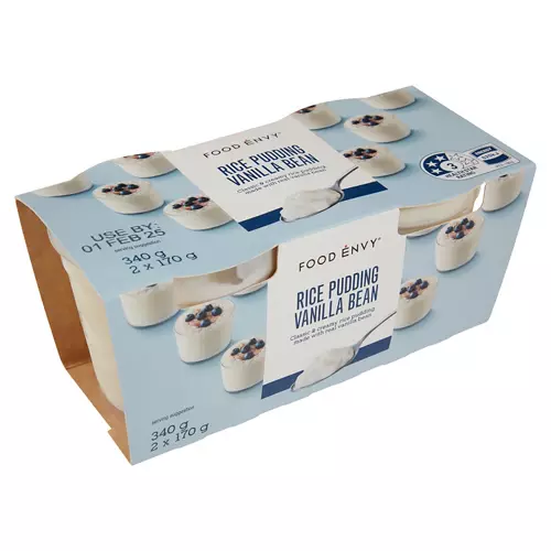 Rice Pudding Vanilla Bean 2 Pack 170g