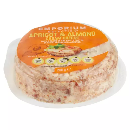 Apricot & Almond Cream Cheese 200g