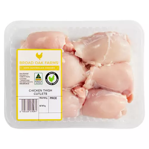 RSPCA Approved Chicken Bone-In Thigh Cutlets Skinless