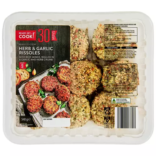 Herb & Garlic Rissoles 540g