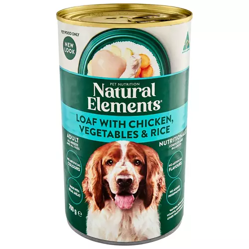 Dog Food Loaf with Chicken, Vegetables & Rice 700g