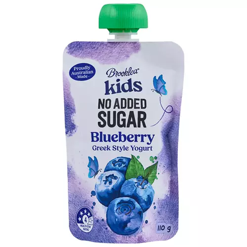 No Added Sugar Blueberry Yogurt Pouch 110g
