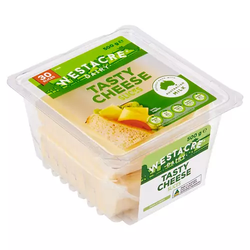 Tasty Cheese Slices 500g