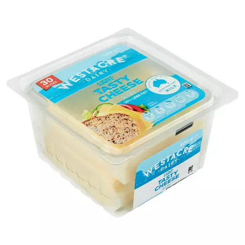 Light Tasty Cheese Slices 500g