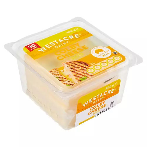 Colby Cheese Slices 500g
