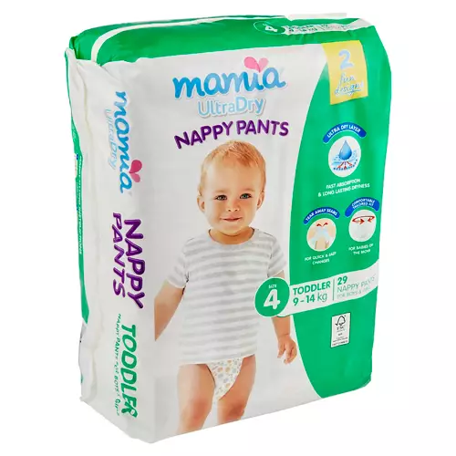Size 4 Nappy Pants 9-14kg 29 Pack