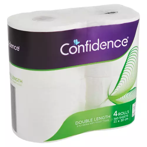 Toilet Tissue Double Length 3 Ply 4 Pack