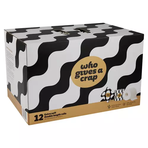 Bamboo Toilet Paper Double Length 3 Ply 12 Pack