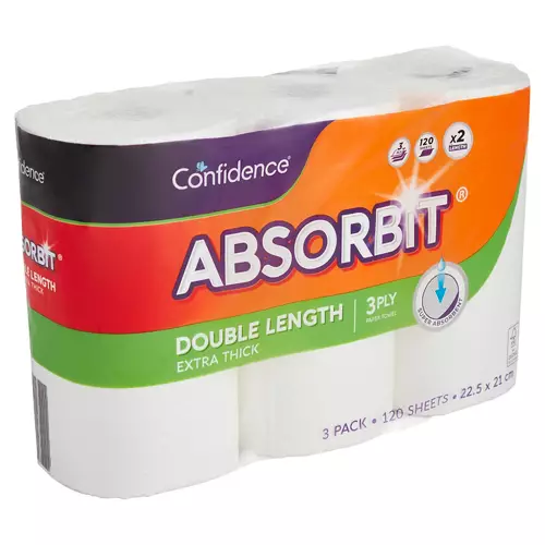 Paper Towel Double Length 3 Ply 3 Pack