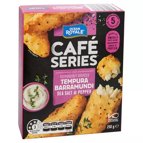 Sea Salt & Pepper Tempura Barramundi 250g