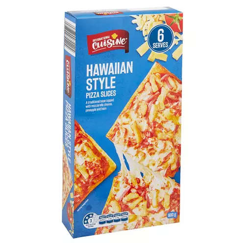 Hawaiian Style Pizza Slices 600g
