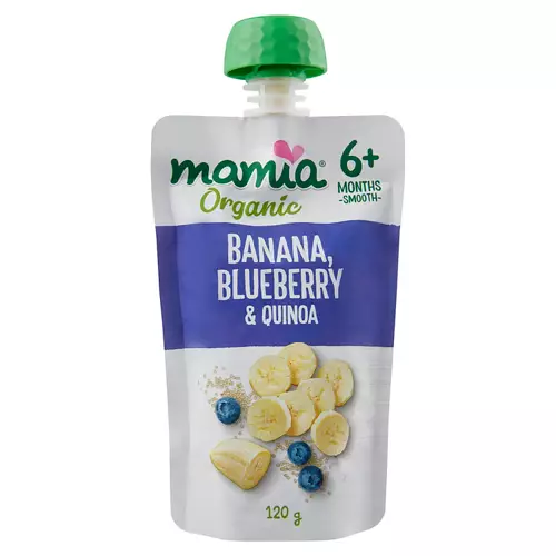 Organic Baby Food Banana Blueberry & Quinoa 6+ Months 120g