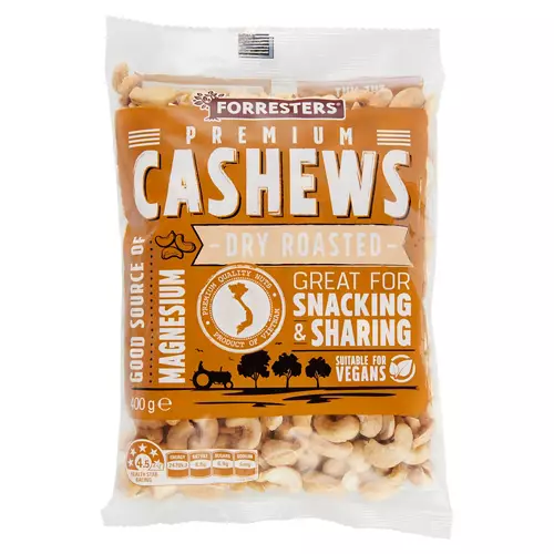 Dry Roasted Cashews 400g