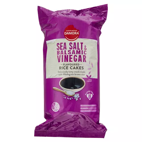 Sea Salt & Balsamic Vinegar Flavoured Rice Cakes 160g
