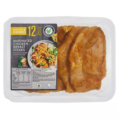Marinated RSPCA Approved Chicken Breast Steaks