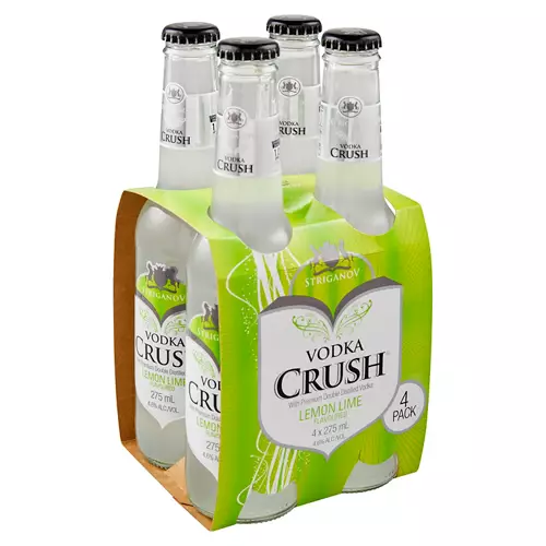 Lemon Lime Vodka Crush 4x275ml