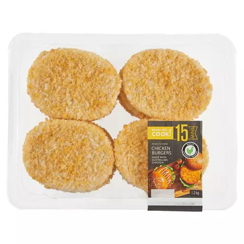 RSPCA Approved Chicken Burger Bulk Pack 1.2kg