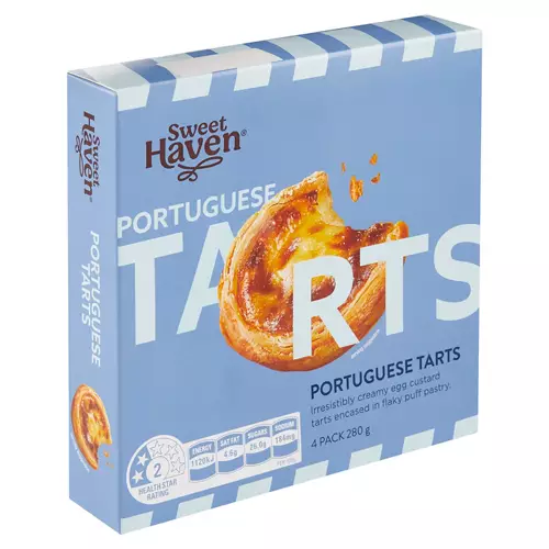 Portuguese Tarts 4 Pack 280g