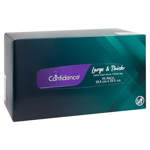 Large & Thick Facial Tissues 95 Pack