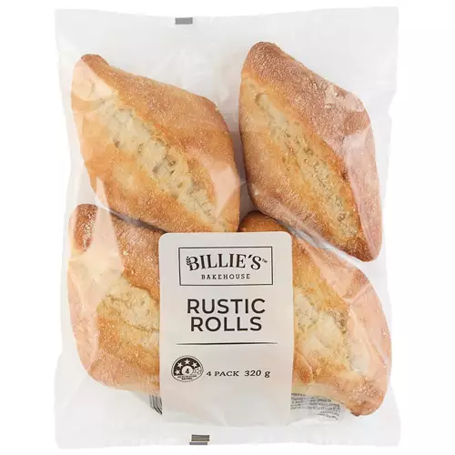 Rustic Rolls 4 Pack 320g