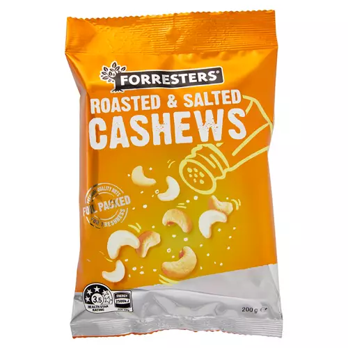 Roasted & Salted Cashews 200g