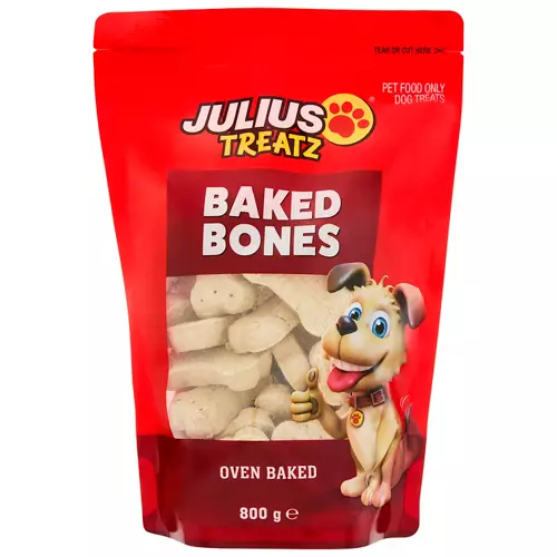Dog Treat Baked Bones 800g