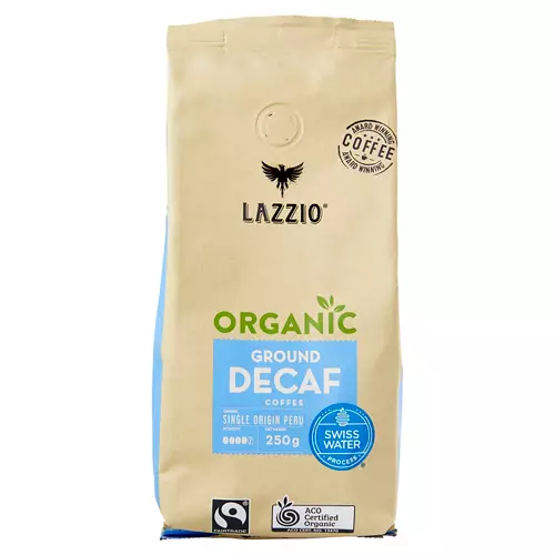 Organic Decaffeinated Ground Coffee 250g