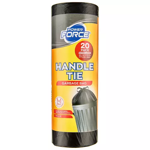Handle Tie Garbage Bags 20 Pack