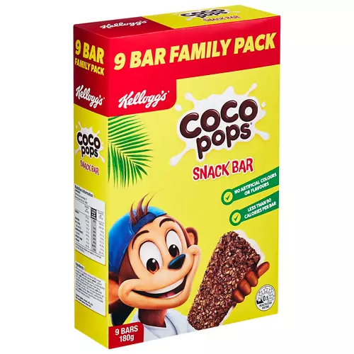 Coco Pops Bars 9 Pack 180g