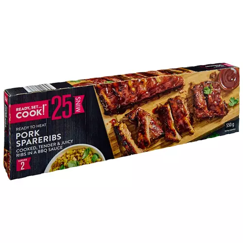 Cooked Pork Ribs 550g