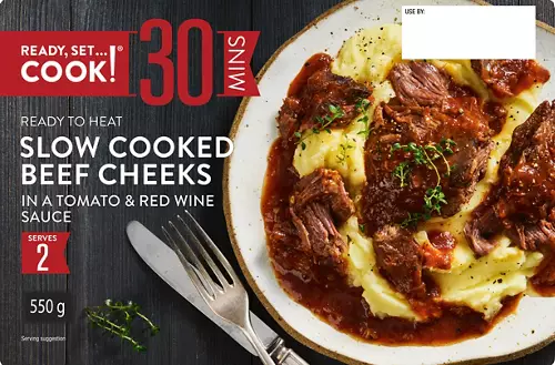 Slow Cooked Beef Cheeks 550g
