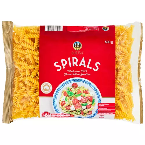 Pasta Spirals 500g