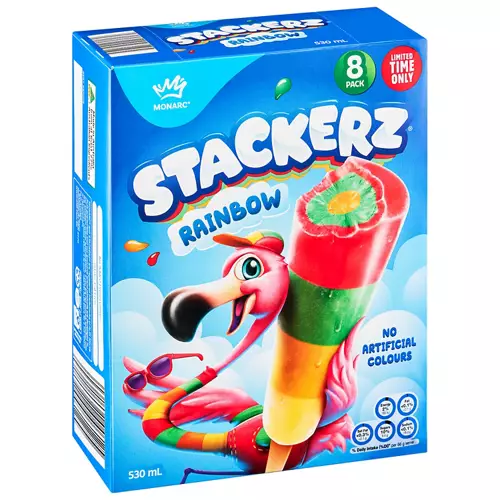 Stackerz Rainbow 8 Pack 530ml